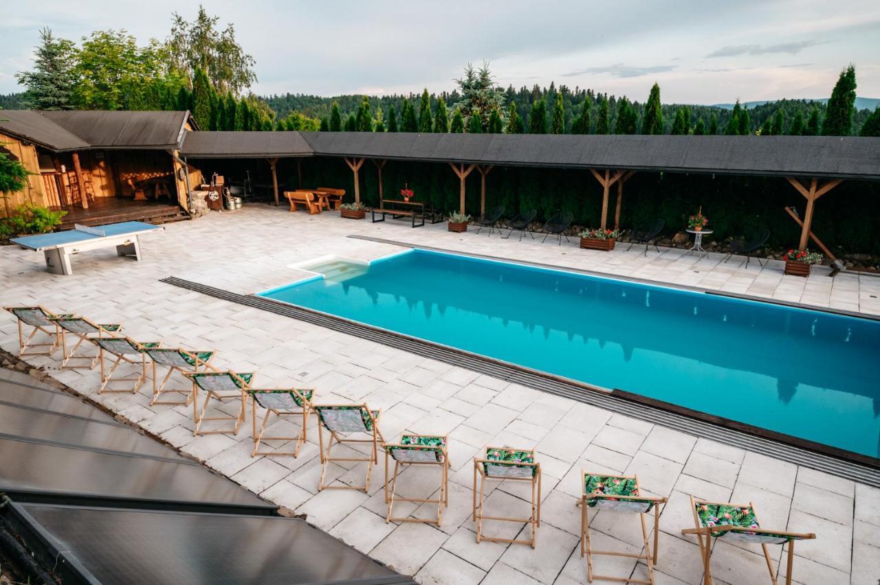 Bieszczadzka Bania Villa Lesko Bagian luar foto