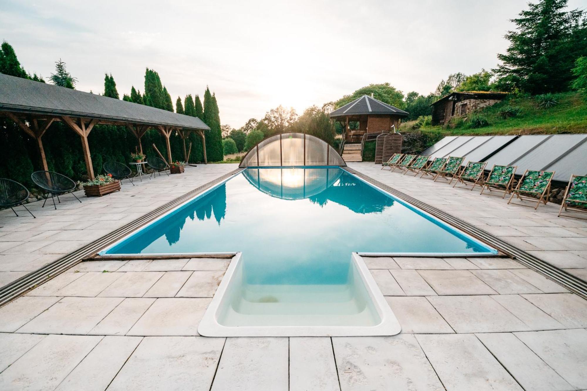 Bieszczadzka Bania Villa Lesko Bagian luar foto